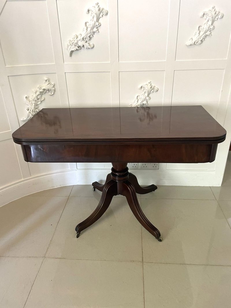 Antique Regency Quality 6 Seater Mahogany Dining/Console Table